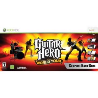 Xbox 360   Guitar Hero World Tour   Band Kit (Refurbished