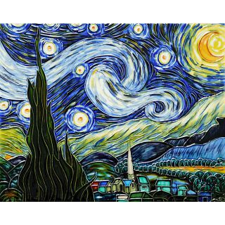 Van Gogh Starry Night Wall Tile Today $40.99 5.0 (3 reviews)