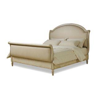 King Upholstered Sleigh Bed
