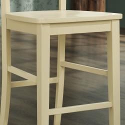 Cedar Hills X back Antique White 24 inches Counter Height Stool