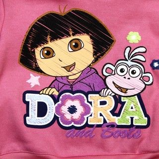 Nickelodeon Girls Dora and Boots 2 piece Hoodie and Pants Set