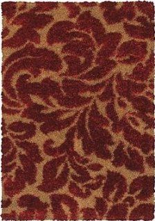 Shaw Encore Isadora 111 x 211 Red Area Rug Home