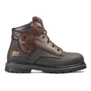 Inch Steel Toe Waterproof Work Boots Brown Size 7 Med Shoes