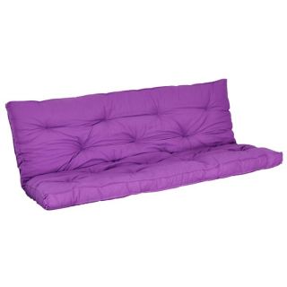 Le Matelas futon pour banquette revêtu de Coton Violet. Dimension