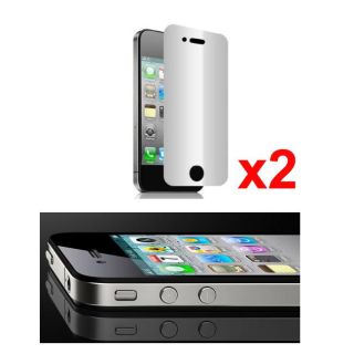 Premium iPhone 4/ 4S Mirror Screen Protectors (Pack of 2)