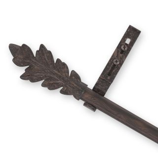 Adjustable Curtain Rod Set with Leaf Finial Today: $29.99   $44.99 4.3