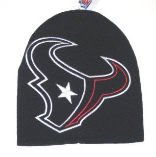 Houston Texans NFL Team Apparel Large Logo Knit Beanie Hat