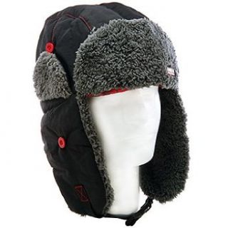 Case IH Trapper Hat in Black with Sherpa Lining Clothing