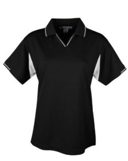 Womens Moisture Wicking Waffle Knit Golf Shirt. 114: Clothing