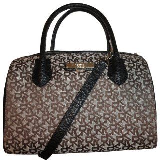 Womens DKNY Purse Handbag Beekman T&C with French Grain Leather Chino