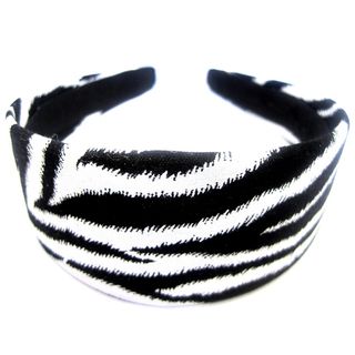 Crawford Corner Shop Black White Zebra Skin Headband