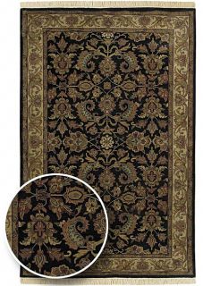 Hand knotted Lavar Wool Rug (96 x 136)