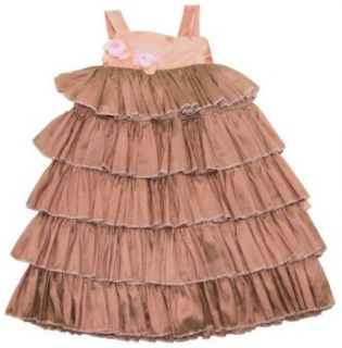 Infant Girls Brown Champagne Dress   Cest Chouette 18M