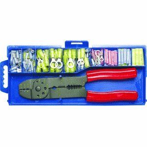 Kit with Crimp Tool (18 to 10 Gauge, 120 Pack)