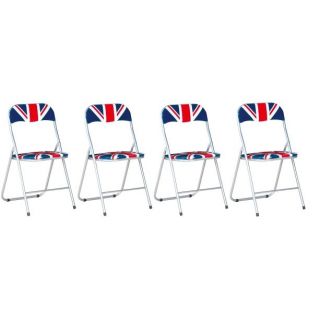 de 4 chaises pliantes FOLDYLONDON     Dimensions  L.44 x P.48 x H.79