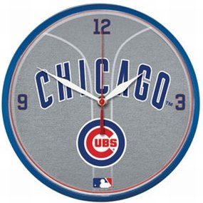 Chicago Cubs Round Clock