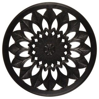 Sunflower Wood Wall Hanging (India)