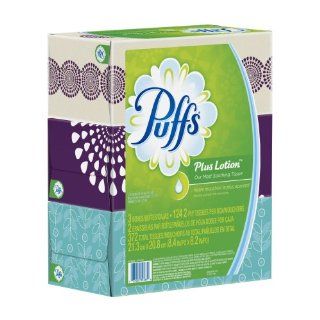 Family Boxes; 124 Tissues per Box (Pack of 8)
