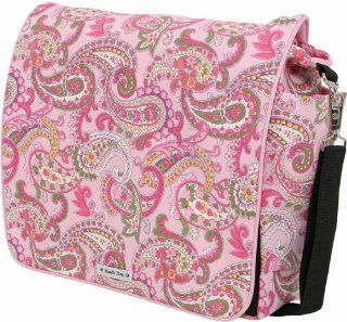 Bumble Bags Jessica Messenger Backpack Pink Paisley Baby