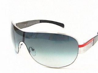Gray Lens 1BC 5D1 Silver Frame Sunglasses   Size: xx xx 125: Clothing