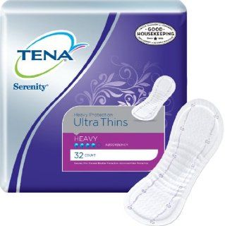  Tena Ultra Thin Pads Heavy/Case of 128: Health & Personal Care