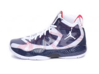 : Air Jordan Mens 2012 Lite USA White Obsidian 524922 130 10.5: Shoes