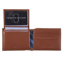 Tommy Hilfiger Mens Bi Fold Passcase Wallet w/ Ribbon