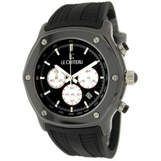 Le Chateau Mens Persida LC Rubber Strap Watch