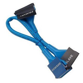 24 ATA 3BU 24 UDMA/133 40 Pin Round IDE Cable (Blue) 