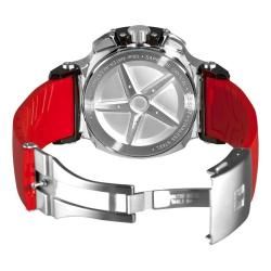 Tissot Mens T Sport T Race Red Rubber Strap Chronograph Watch