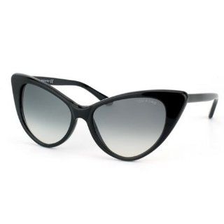 Tom Ford Nikita FT0173 Sunglasses   01B Shiny Black (Gradient Dark