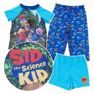 Sid the Science Kid Boys 3 piece Pajama Set