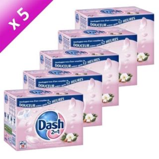 PACK DASH 2EN1 TABS DERMA. X5   Achat / Vente LESSIVE PACK DASH 2EN1