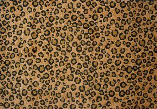 Supreme Leopard Print Rug Rug Size: 53 x 76 Furniture