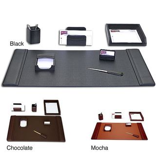 Dacasso Classic Leather 7 piece Desk Set