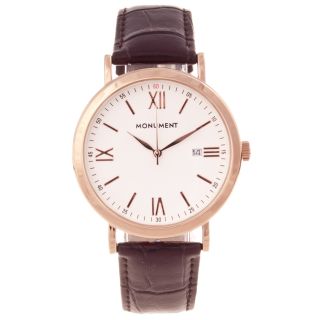 Monument Mens Roman Numeral Watch
