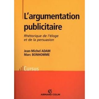 argumentation publicitaire ; rhetorique de l  Achat / Vente