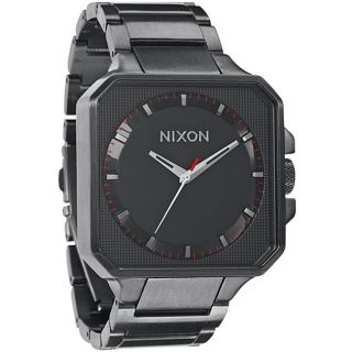Nixon Platform Mens Gunmetal Stainless Steel Watch