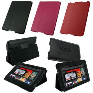 rooCASE Kindle Fire Ultra Slim Leather Case Cover Stand