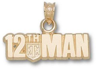 Texas A & M Aggies Horizontal The 12th Man Pendant