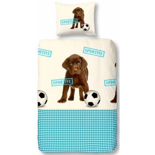 COCON BLANC Housse Couette 140x200 + Taie PUPPY   Achat / Vente HOUSSE