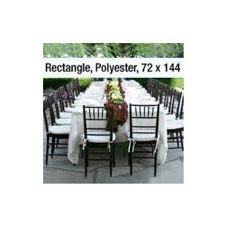 72 x 144 Rectangular Polyester Tablecloth [Set of 2