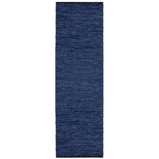 Hand woven Matador Blue Leather Rug (26 x 12) Today: $59.99 3.5 (2