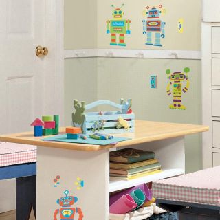 RoomMates Build Your Own Robot Peel and Stick Wall Decals