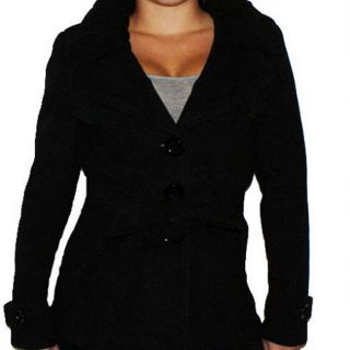 Beulah Womens V neck Button front Jacket