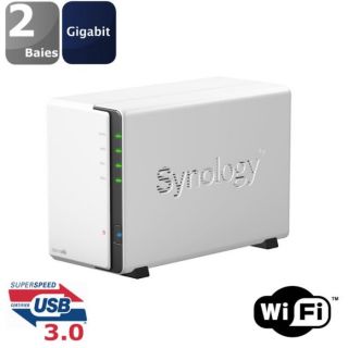 Synology Boîtier NAS 2 Baies WiFi DS 213AIR   Achat / Vente SERVEUR
