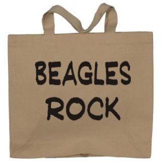 Beagles Rock Totebag (Cotton Tote / Bag) Clothing