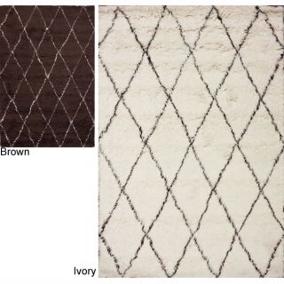 Handmade Moroccan Trellis Wool Shag Rug Was: $669.99 Sale: $184.49   $