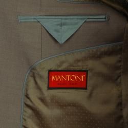 Mantoni Mens Wool 2 button Suit