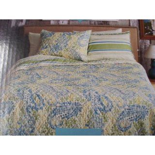 Home By Target King Paisley Quilt Blue And Green